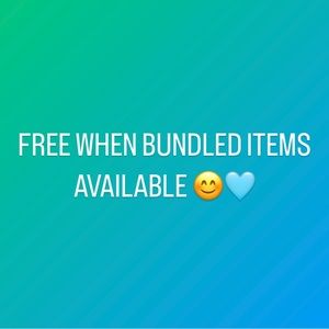 Look For FREE When Bundled Items